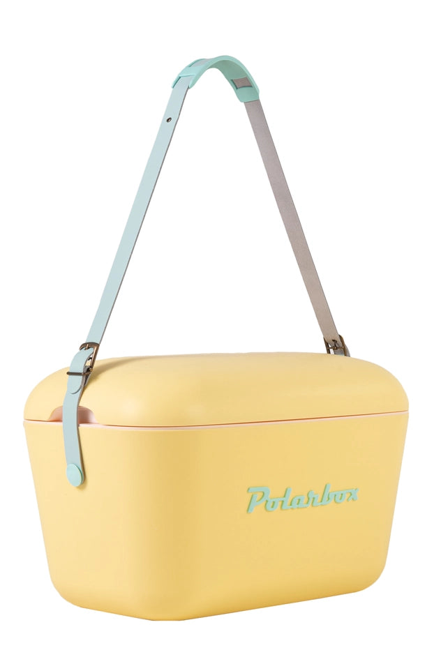 20L Retro Coolbox - Yellow Cyan Classic