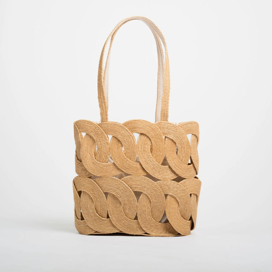 Seagrass & Organic Cotton Tote Bag