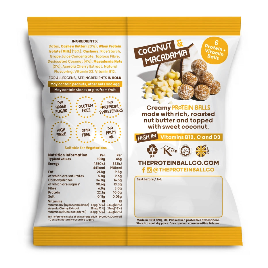 Salted Caramel Protein + Vitamin Balls (10 packets)