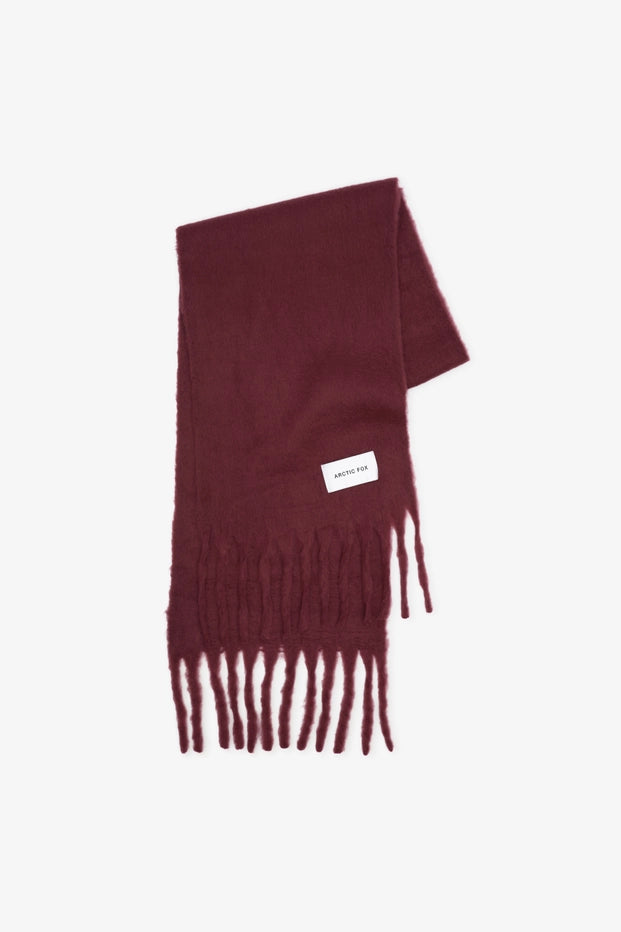 The Reykjavik Scarf | 100% Recycled | Burgundy Berry