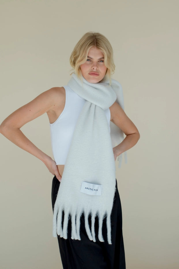 The Reykjavik Scarf | 100% Recycled | White