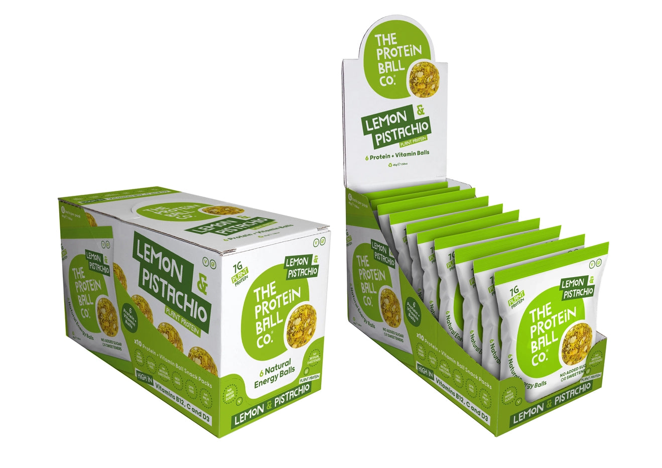 Lemon & Pistachio Protein + Vitamin Balls (10 packets)