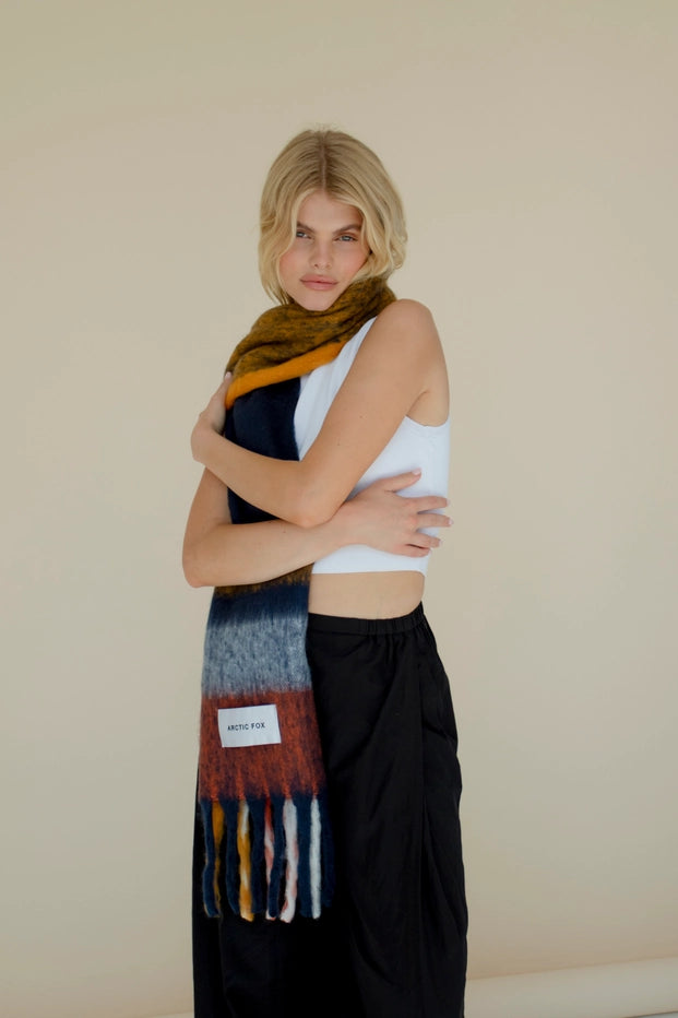 The Stockholm Scarf | 100% Recycled | Midnight Summer