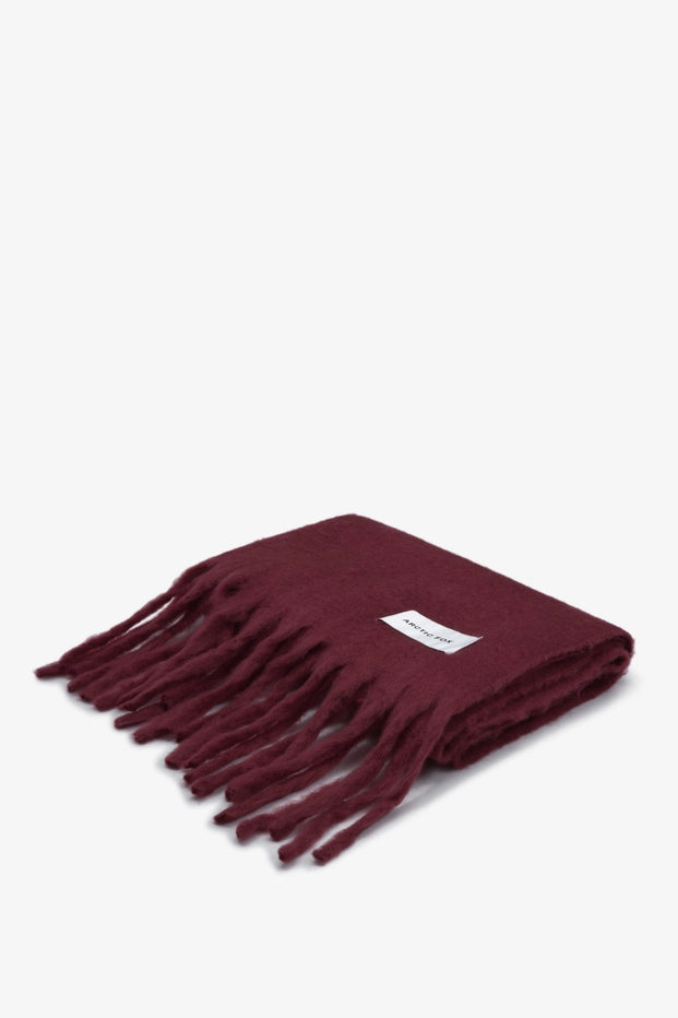 The Reykjavik Scarf | 100% Recycled | Burgundy Berry