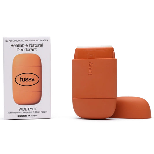 Fussy Refillable Natural Deodorant - Wide Eyed