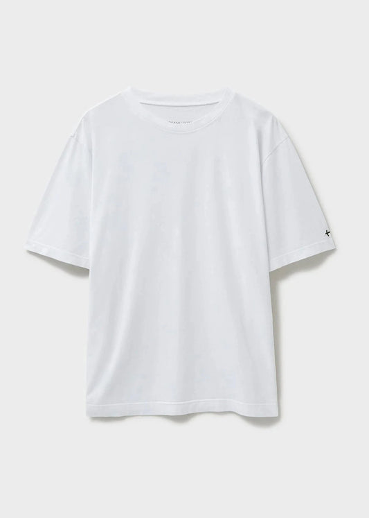 Organic 100% White Boxy T shirt