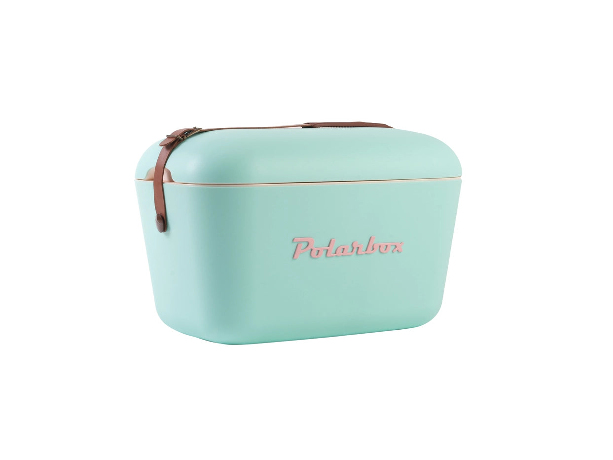 20L Retro Coolbox - Cyan Rose Classic