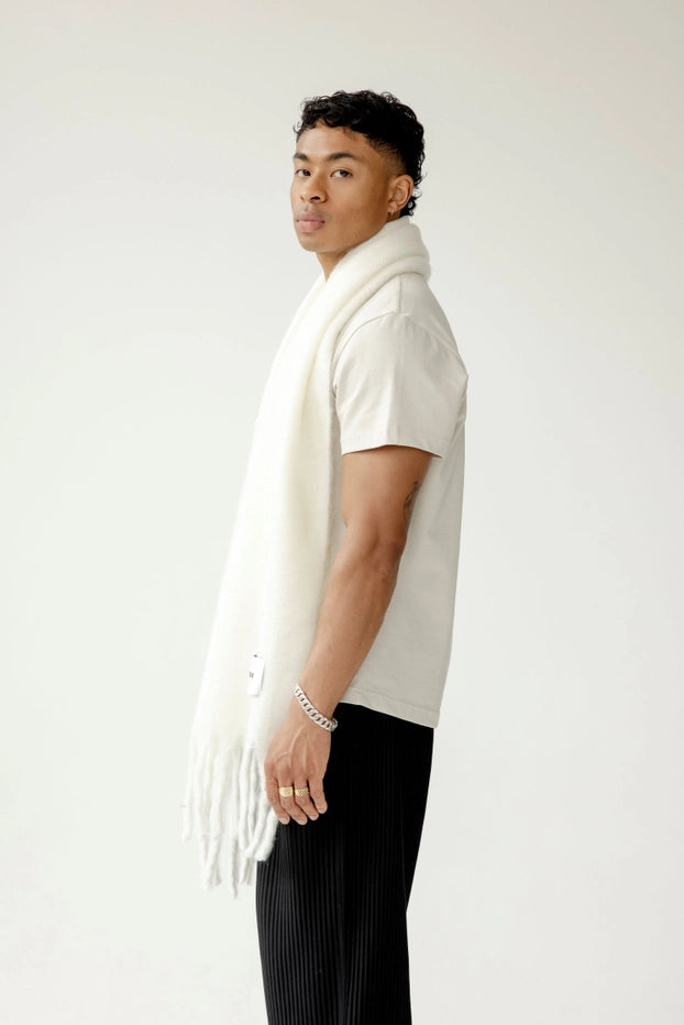 The Reykjavik Scarf | 100% Recycled | White